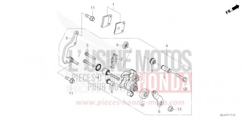 PARKING BRAKE CALIPER CMX1100D2T de 2026